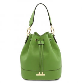 Γυναικεία Τσάντα Δερμάτινη TL142146-Πράσινο