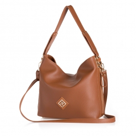 Γυναικεία τσάντα ώμου Pierro Accessories Melusine Soft 90607DL11 Ταμπά