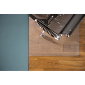 Προστατευτικό δαπέδου διάφανο Ecogrip Solid® O 0,90 x 1,20 για σκληρό δάπεδο RS Office Products