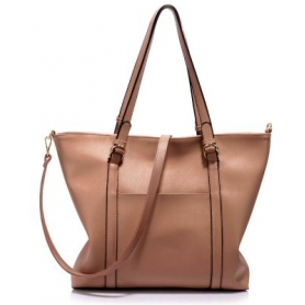 Γυναικεία τσάντα Large Shoulder Handbag LS00413 - Nude