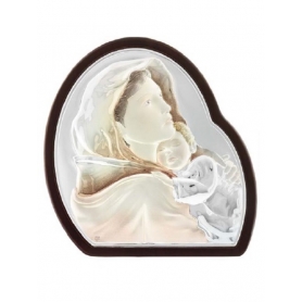 Ασημένια καθολική εικόνα Παναγία Ferruzzi MA/E906-2C 27 x 29 cm