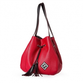Γυναικεία Τσάντα Ώμου Pierro Accessories 90612DL08 Κόκκινο
