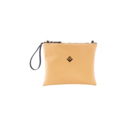 Γυναικείος Φάκελος Χειρός Lovely Handmade Luxurious Pothos Handbag | Mustard 12N-XSO-46