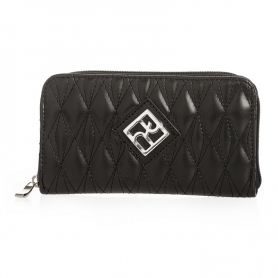 Γυναικείο πορτοφόλι καπιτονέ Pierro Accessories 00022KPT01 Μαύρο