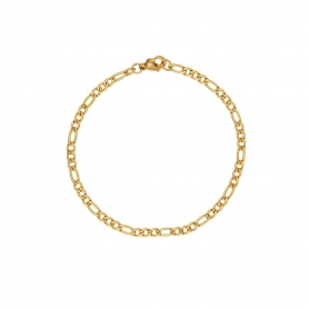 Bραχιόλι Excite fashion Jewellery αλυσίδα απο επίχρυσο ατσάλι. B-1085-01-32