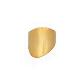 Δαχτυλίδι Excite Fashion Jewellery σε μοντέρνο σχέδιο από επιχρυσωμένο ασήμι 925 . D-10-01-125