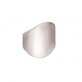 Δαχτυλίδι σε μοντέρνο σχέδιο απο ασήμι επιπλατινωμένο. D-11-03-11