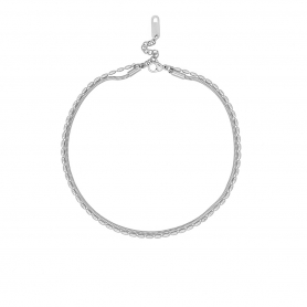 Βραχιόλι ποδιού Excitte fashion Jewellery από ανοξείδωτο ατσάλι (δεν μαυρίζει) BP-65-45-S