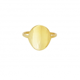 Δαχτυλίδι Excite Fashion Jewellery  σε οβαλ σχήμα απο επιχρυσωμένο ασημί 925. D-6-G-59