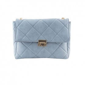 Γυναικεία καπιτονέ τσάντα ώμου Lovely Handmade Milena Small Onar Bag | Light Blue 12MI-SC-55