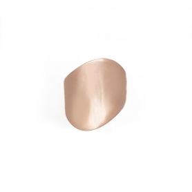 Μοντέρνο δαχτυλίδι σε ροζ επιχρύσωμα από ασήμι 925. D-11-02-11