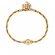 Χειροποίητο βραχιόλι της Excite Fashion Jewellery με multi κορδόνι και ματάκι με λευκό σμάλτο. B-1720-01-22-45