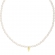 Κολιέ με πέρλες και κρεμαστό επιχρυσωμένο σταυρουδάκι, από ασήμι 925 της Excite Fashion Jewellery. K-41-G