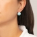 Σκουλαρίκια μπούλ, με γαλάζιο σμάλτο, από ανοξείδωτο (δεν μαυρίζει) επιχρυσωμένο ατσάλι, της Excite Fashion Jewellery. E-887A-BLUE
