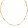 Επίχρυση αλυσίδα με dots από ανοξείδωτο ατσάλι της Excite Fashion Jewellery. K-1800-01