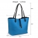 Γυναικεία τσάντα Anna Grace AG00567 Large Tote Bag - Reversible Black / Blue
