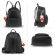 Γυναικεία τσάντα σακίδιο backpack Anna Grace With Bag Charm AG00674 - Black