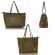 Γυναικεία Tote Handbag AG00350 - Taupe Large