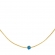Κολιέ Excite Fashion Jewellery ματάκι με λεπτή ατσάλινη επιχρυση αλυσίδα.  K-1604-01-07-7