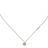 Κολιέ καρδούλα excite fashion jewellery με λευκά ζιργκόν από επιπλατινωμένο ασήμι 925. K-24-AS-S-75