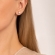 Καρφωτά σκουλαρίκια Excite Fashion Jewellery με πέρλα.  S-554-01-11-33