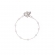 Βραχιόλι αλυσίδα Excite Fashion Jewellery  με περλίτσες σε  ασημί χρώμα από ανοξείδωτο ατσάλι.    B-1522-03-39