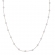  Κολιέ  Excite Fashion Jewellery ροζάριο με πέρλες, και αλυσίδα από ατσάλι.  K-1508-03-55