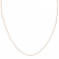 Κολιέ αλυσίδα Excite Fashion Jewellery με μικρά τετράγωνα στοιχεία από ροζ χρυσό  ασήμι 925 19RG