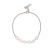 Βραχιόλι αλυσίδα Excite fashion Jewellery με πέρλες από ανοξείδωτο ατσάλι (δεν μαυρίζει) B-68-40-S