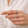 Μονόπετρο δαχτυλίδι Excite Fashion Jewellery με ροζ  ζιργκόν απο επιπλατινωμένο ασήμι 925 D-22-ROZ-S-69