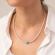 Κολιε Excite fashion jewellery με πέρλες και τυρκουάζ χάντρα φίλντισι.  K-1616-01-07-49