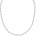 Κολιέ Excite fashion jewellery μπλέ ροζάριο με ατσάλινη αλυσίδα. K-1620-01-07-55