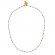 Κολιέ Excite fashion jewellery μπλέ ροζάριο με ατσάλινη αλυσίδα. K-1620-01-07-55