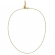 Κολιέ Excite Fashion Jewellery γαλάζιο ροζάριο με ατσάλινη αλυσίδα. K-1620-01-14-55