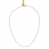 Κολιέ Excite Fashion Jewellery λευκό ροζάριο με ατσάλινη αλυσίδα. K-1620-01-17-55