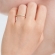 Δαχτυλίδι ολόβερο απο επιχρυσωμένο ασήμι 925  με λευκά ζιργκόν.