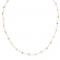 Κολιέ Excite Fashion Jewellery  πολύχρωμο ροζάριο με επιχρυσωμένη ατσάλινη αλυσίδα. K-1155-01-70-6