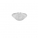 Οβάλ δαχτυλίδι σεβαλιέ Excite Fashion Jewellery,  με λευκά ζιργκόν, από επιπλατινωμένο ασήμι 925. D-64-AS-S-135