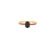 Μονόπετρο δαχτυλίδι Excite Fashion Jewellery, με οβάλ μαύρο & κόκκινα ζιργκόν από επιχρυσωμένο ασήμι 925.  D-66-M-KOK-G-89