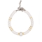 Βραχιόλι Boho της Excite Fashion Jewellery, με  πέρλα, λευκές και χρυσές πλακέ πέτρες. B-110444-45
