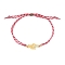 Βραχιόλι Μαρτάκι της Excite fashion jewellery , φτιαγμένο με το παραδοσιακό άσπρο κόκκινο κορδόνι, μεταλλικό στοιχείο με την λέξη Μαρτης και ματάκι με σμάλτο. BMAR-1702-01-17-32