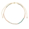 Βραχιόλι ποδιού της Excite Fashion Jewellery με χάντρες σε παστέλ αποχρώσεις απο ανοξείδωτο ατσάλι. BP-110467-45