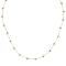Κολιέ από την Excite Fashion Jewellery, μπρονζέ ροζάριο με επιχρυσωμένη ατσάλινη αλυσίδα. K-1155-01-04-6