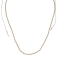 Κολιέ  Boho της Excite Fashion Jewellery, με περλίτσες, χρυσές και γκρί  χάντρες από επιχρυσωμένο ατσάλι.. N-110427-85