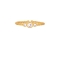 Δαχτυλίδι από την Excite Fashion Jewellery στολισμένο με μικρά  λευκά ζιργκόν και ένα μεγαλύτερο από επιχρυσωμένο ασήμι  925.  D-60-AS-G-6