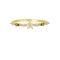 Δαχτυλίδι από επιχρυσωμένο ασήμι 925, λουλουδάκι, με μωβ,  μπλέ, ροζ και λευκά ζιργκόν,  από την Excite Fashion Jewellery. D-11-G-79