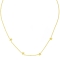 Κολιέ αστεράκια από την Excite Fashion Jewellery, κίτρινο επιχρυσωμένο ασήμι 925. K-1-G-11