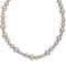 Κολιέ με ασημί χάντρες από επιπλατινωμένο ανοξείδωτο  ατσάλι, της Excite Fashion Jewellery. N-2306011-S-85