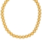 Κολιέ με χρυσές χάντρες  από επιχρυσωμἐνο ανοξείδωτο  ατσάλι, της Excite Fashion Jewellery. N-2306012-10-G-13