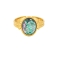 Δαχτυλίδι επίχρυσο ανοξείδωτο ατσάλι (δεν μαυρίζει), μοτίβο snake ιριδίζον, της Excite Fashion Jewellery. R-0443-G-45